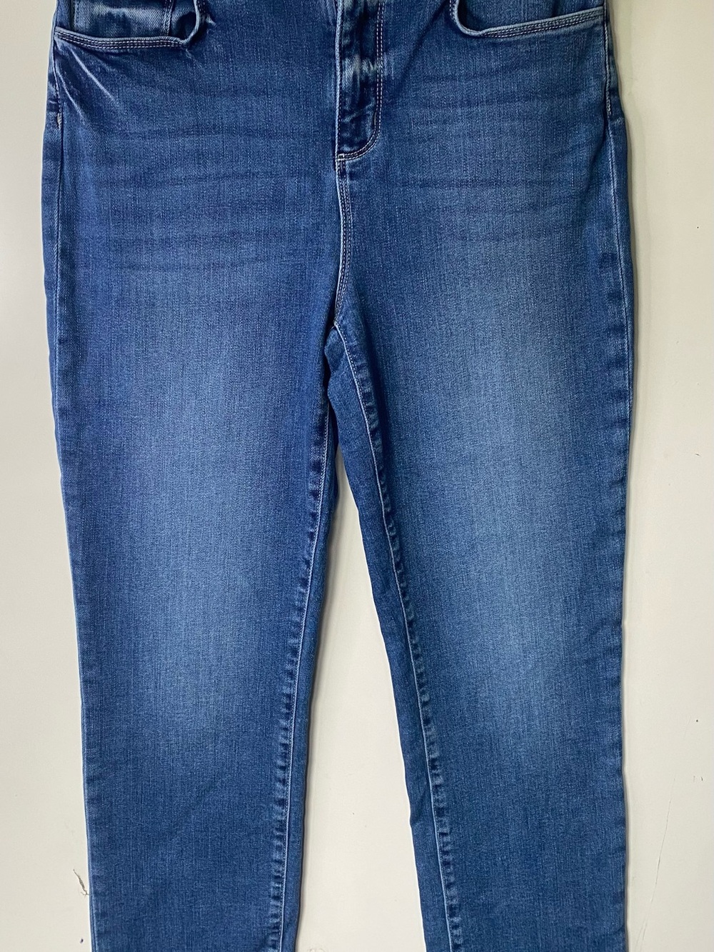 L’Agence Celestia Ultra High Rise Slim Jeans Womens 28 Cambridge Blue Denim